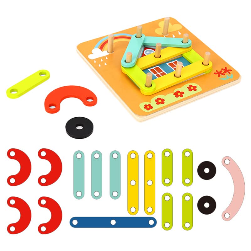 Tooky ToyWooden My Learning Puzzle, 24 Pcs