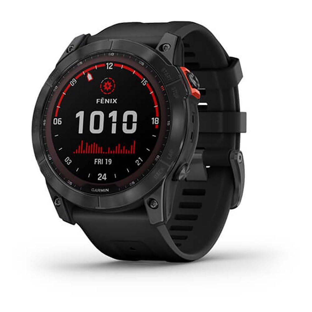 GARMIN FENIX 7X – SOLAR EDITION, SLATE GREY WITH BLACK BAND