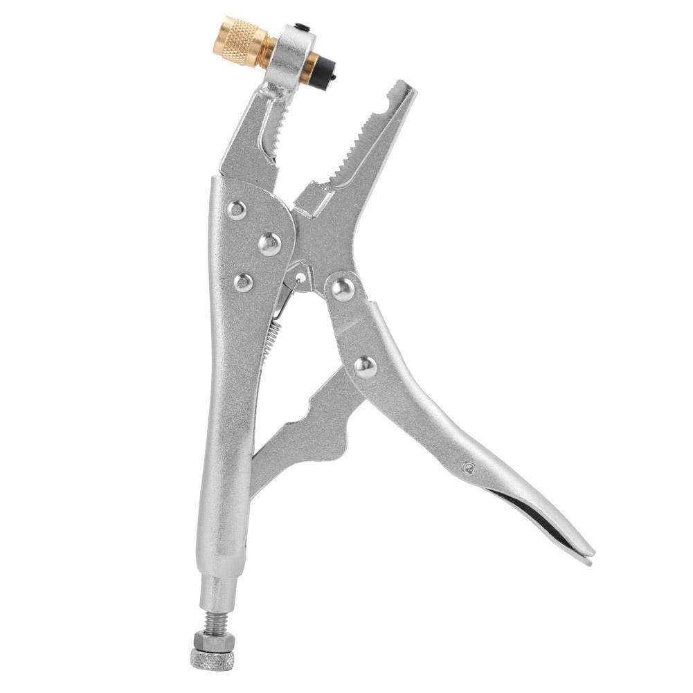 Maxmartt Air Conditioner Welding Hand Tools, Refrigerant Recovery Refrigeration Tube Locking Plier Refrigeration Tube Steel Locking Plier Tool