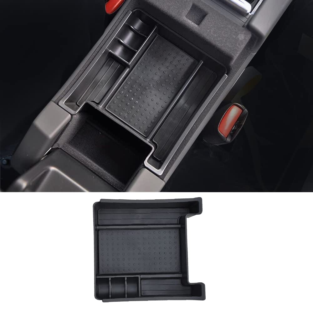 Vesul Armrest Secondary Storage Box Glove Pallet Center Console Tray Organizer Fits on Volvo XC60 V60 S60 2009 2010 2011 2012 2013 2014 2015 2016 2017/V60 S60 2018