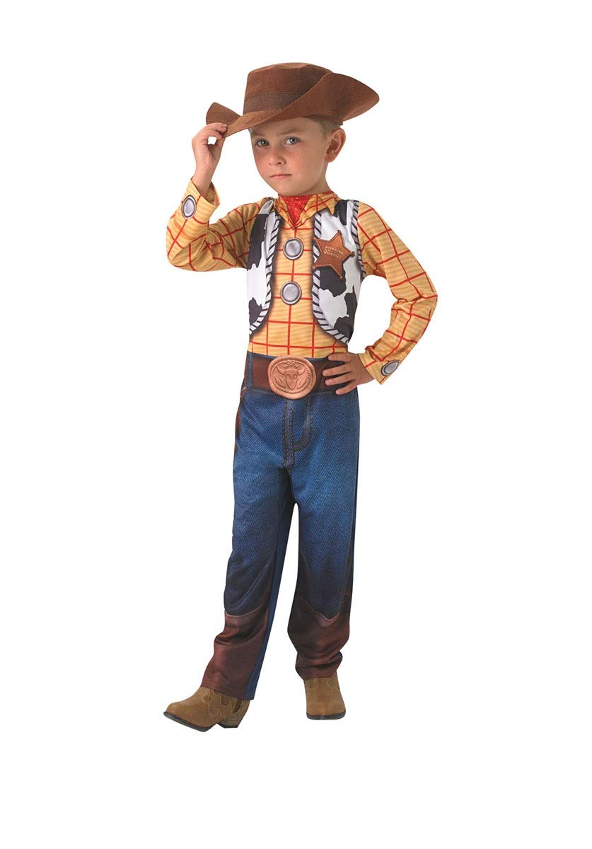 Rubie's Official Toy Story Classic Woody, Children Costume - Medium, Yellow