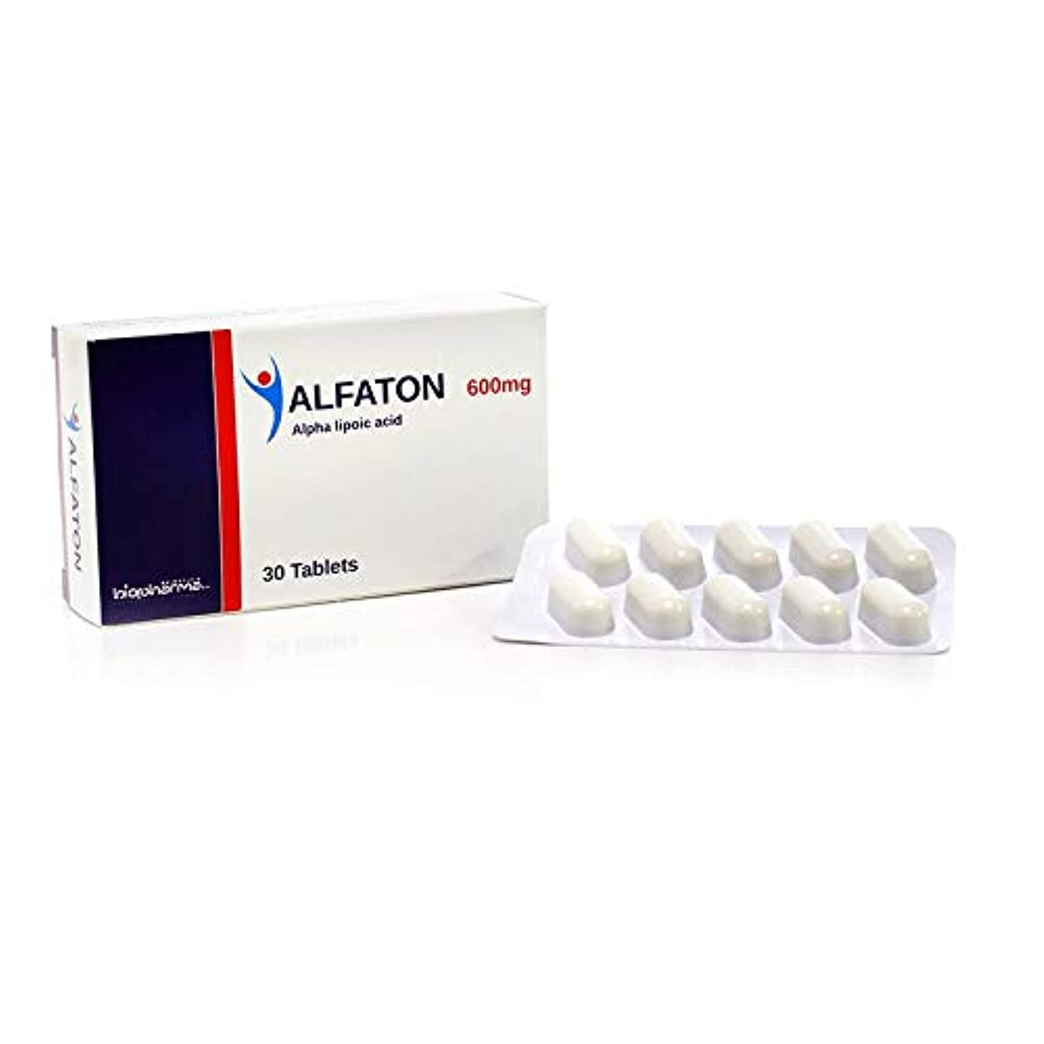 Alfaton (Alpha Lipoic Acid 600 mg), 30 Tablets.