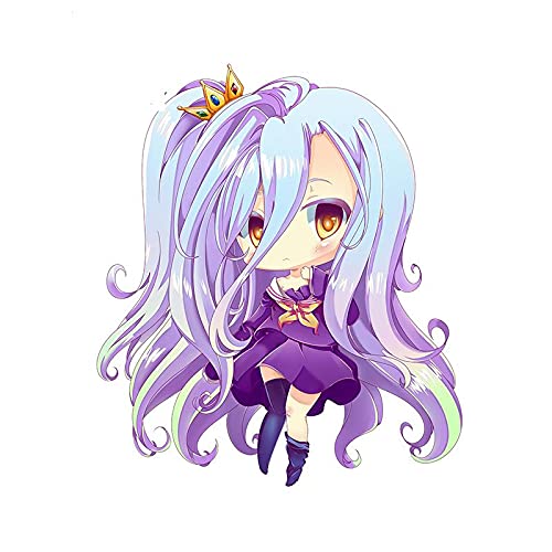 13cmx11.4cm for Shiro No Game No Life Creative Car Sticker Vinyl Body