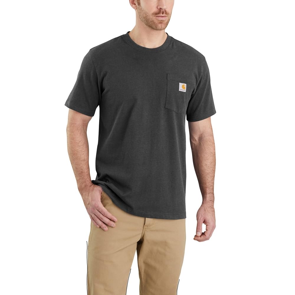 Carhartt, Men's, Relaxed Fit Heavyweight Short-Sleeve K87 Pocket T-Shirt