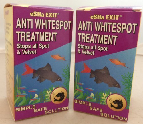 Esha Fish Whitespot & Velvet Aquarium Treatment, Exit **Pack Of Two**