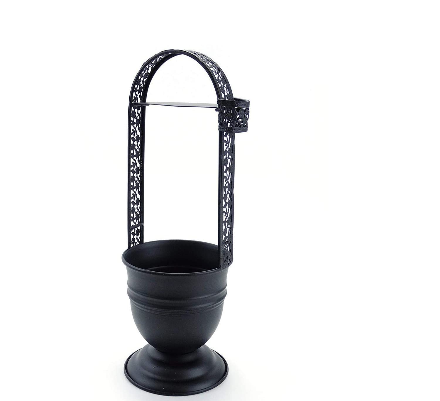 COCOYAYA Crown Large Hookah Charcoal Holder Stand (45cm) Black