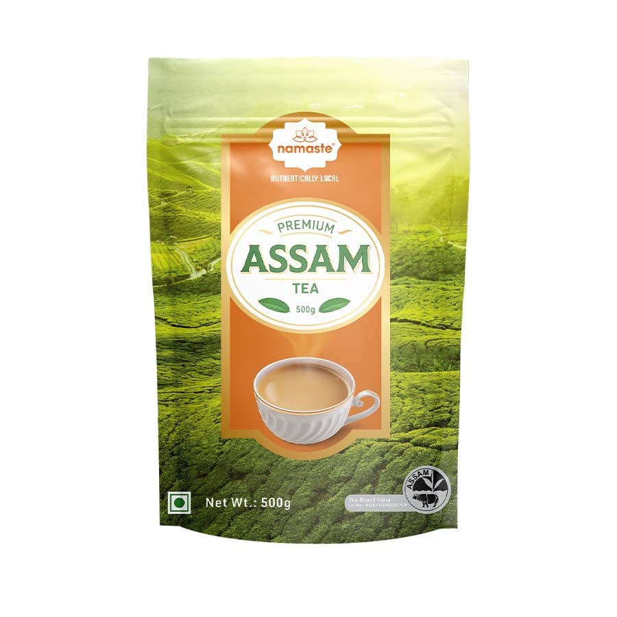 Namaste Chai Daily Assam CTC Chai | Milk Tea | Pure Black Tea | Strong Robust Flavour | 100% Natural | 500 gm