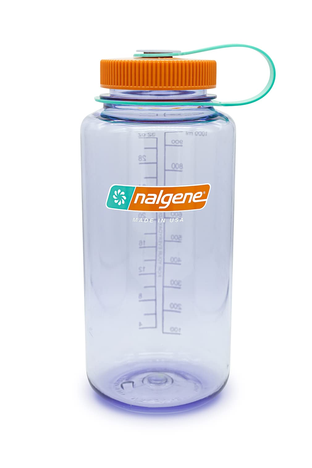 NalgeneSustain Tritan BPA-Free Water Bottle Made with Material Derived From 50% Plastic Waste, 32 OZ, Wide Mouth, Amethyst