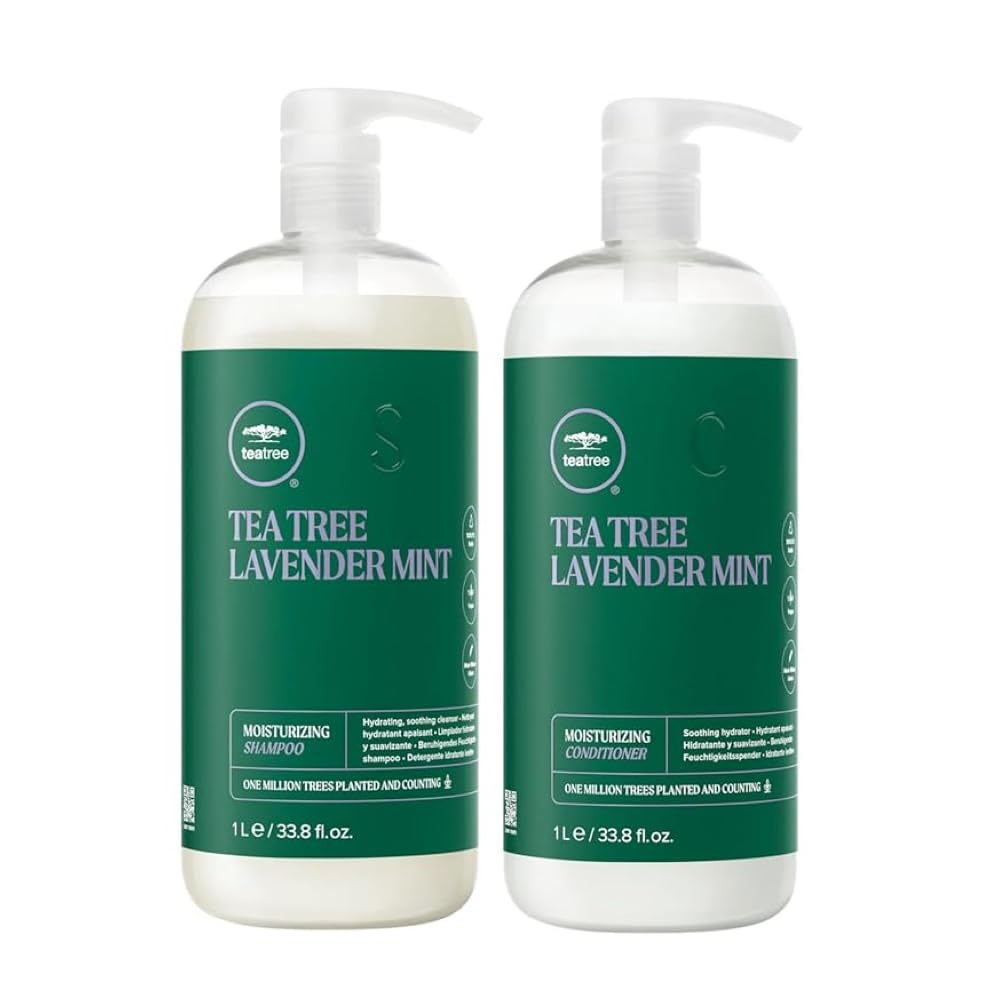 Tea Tree Lavender Mint Shampoo and Conditioner Duo Set