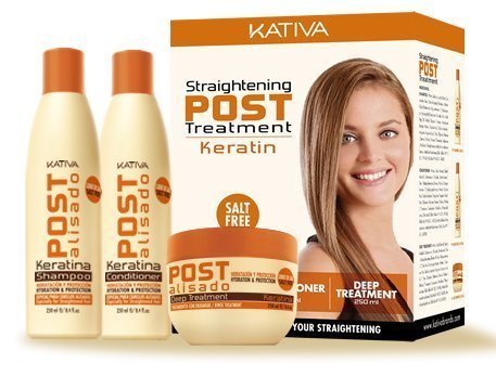 Kativa Tech Kativa Post Relaxer Kit X (Shampoo + Conditioner X 250 Ml 250 Ml + X X 250 Deep Treatment by KATIVA