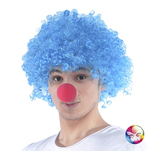 Aptafêtes – AC2401 – Pack of 12 Red Foam Clown Nose Clip – 5 cm