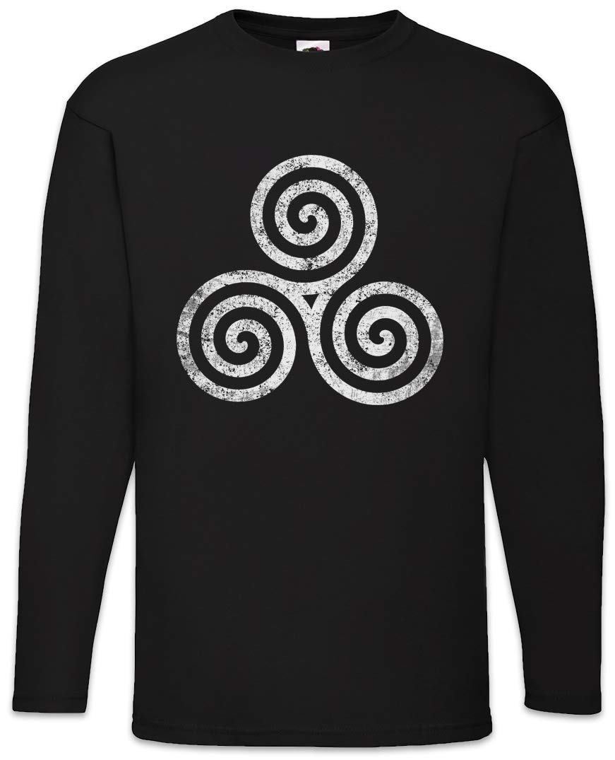 Urban Backwoods Triskelion Symbol III Men Long Sleeve T-Shirt