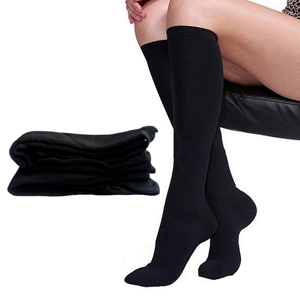 Compression Socks to Improve Blood Circulation and Foot Health (4 Pair Package) – Two Pairs S/M and Two Pairs L/XL