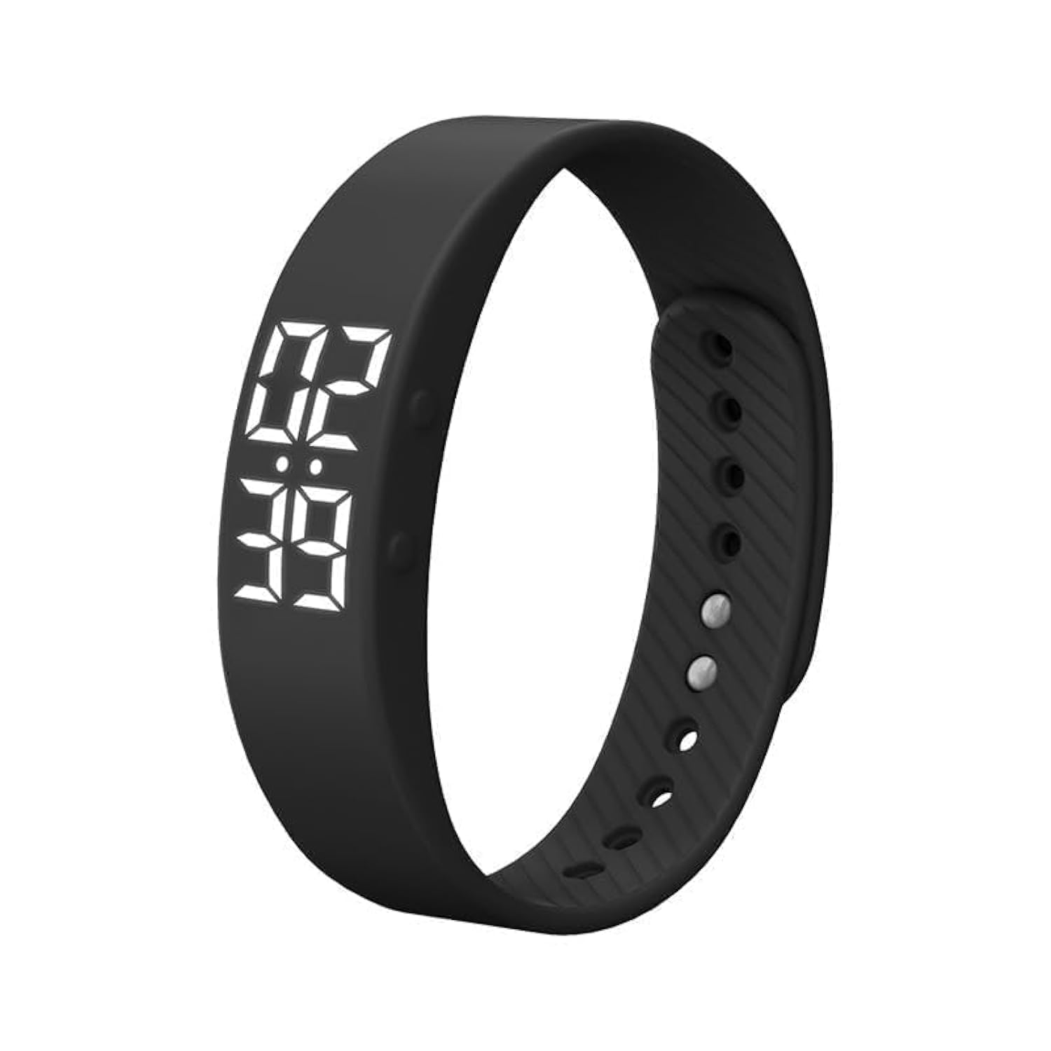 Smart Wristband, Exercise Pedometer Bracelet, Sports Wristband With Vibrating Alarm Clock Calories Monitoring, Precise Timing, Ip65 Waterproof 3D Pedometer(No Need App)