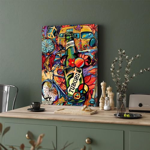 GADGETS WRAP Canvas Gallery Wrap Framed for Home Office Studio Living Room Decoration (11x17inch) - Tuborg