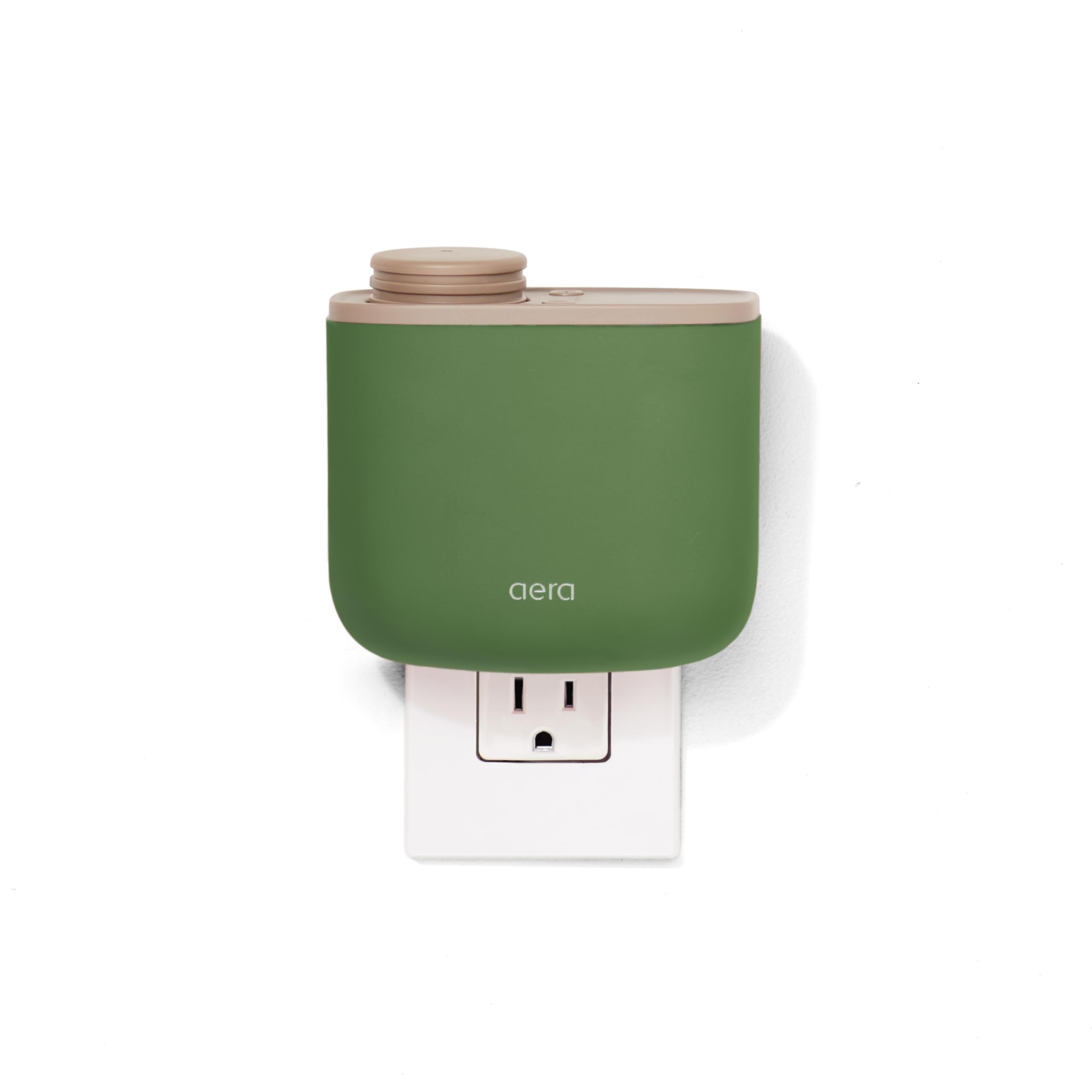 Aera Mini Forest Green Fragrance Diffuser Plug in - Smart Home App Controlled, Compatible with Alexa - Hypoallergenic Scent Technology, Safe for Family and Pets - Mini Scent Capsules Sold Separately