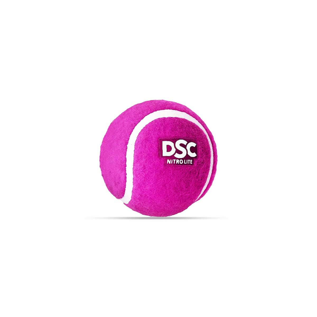 DSC Nitro Light Rubber Tennis Ball (Pink) - Pack of 2