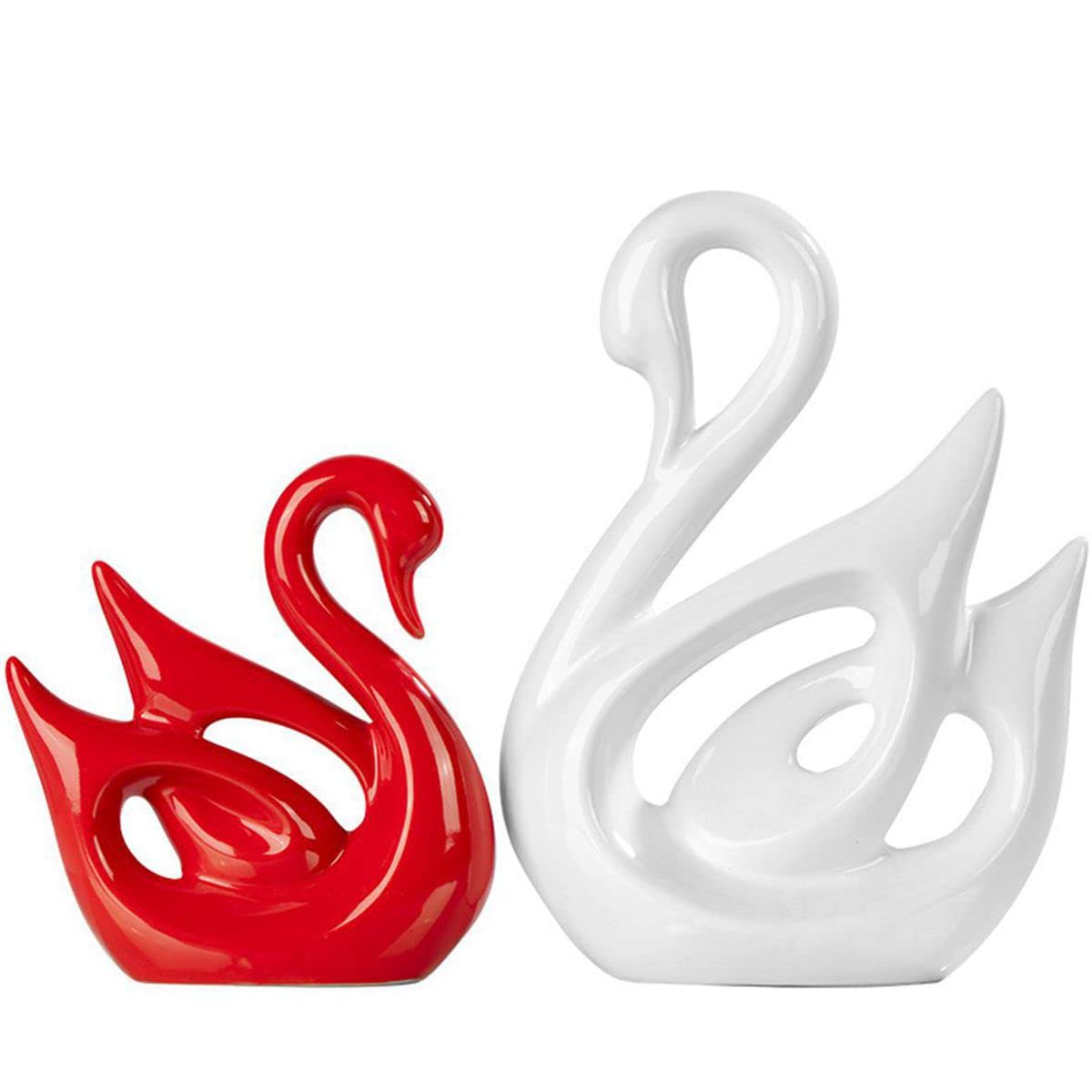 ECYC Originality Home Decoration Furnishing Animal Ornament Arts and Crafts [ Swan Lovers ]