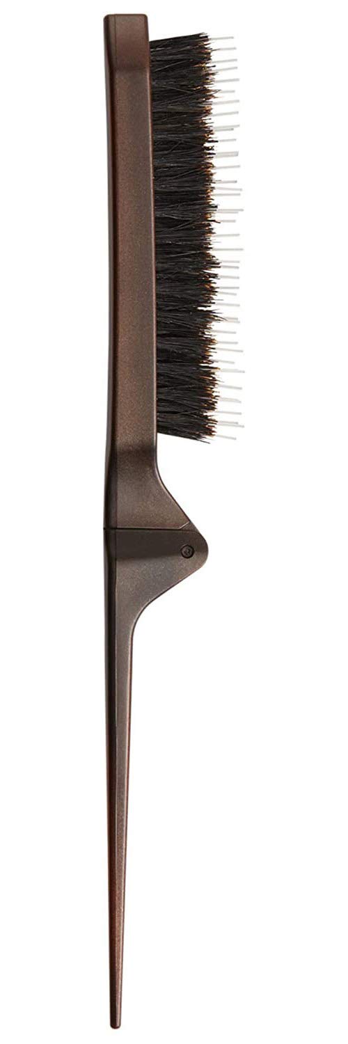 Olivia Garden Style-Up Teasing Hair Brush - Folding Design with Tail for Precise Sectioning