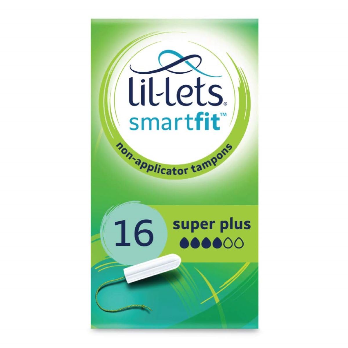 Lil-letsNon Applicator Super Plus Tampons, 16 Units, Pack Of 1