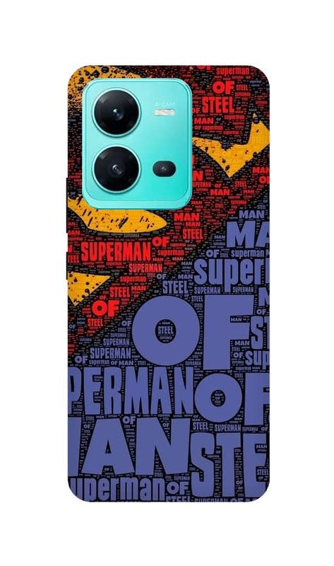 Arvi Enterprise Supman Printed Mobile Back Hard Case and Cover for Vivo V25 (5G)