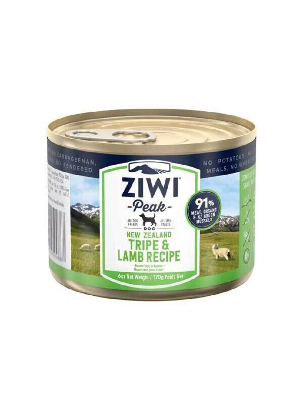 ZiwiPeak Tripe & Lamb Recipe Canned Dog Food 170G