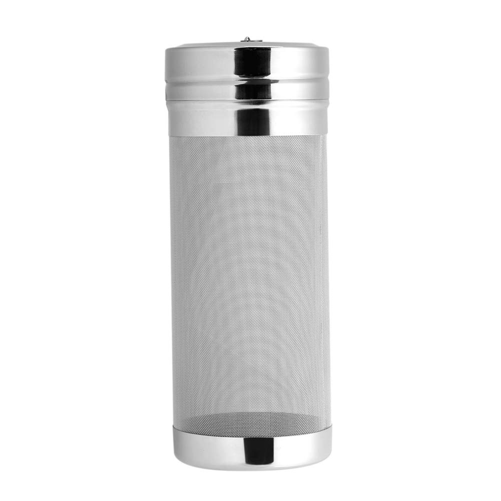 Aramox Beer Mesh Filter,300 Micron Stainless Steel Dry Hopper Beer Home Brewing Filter for Homemade Brew Home Cornelius Kegs