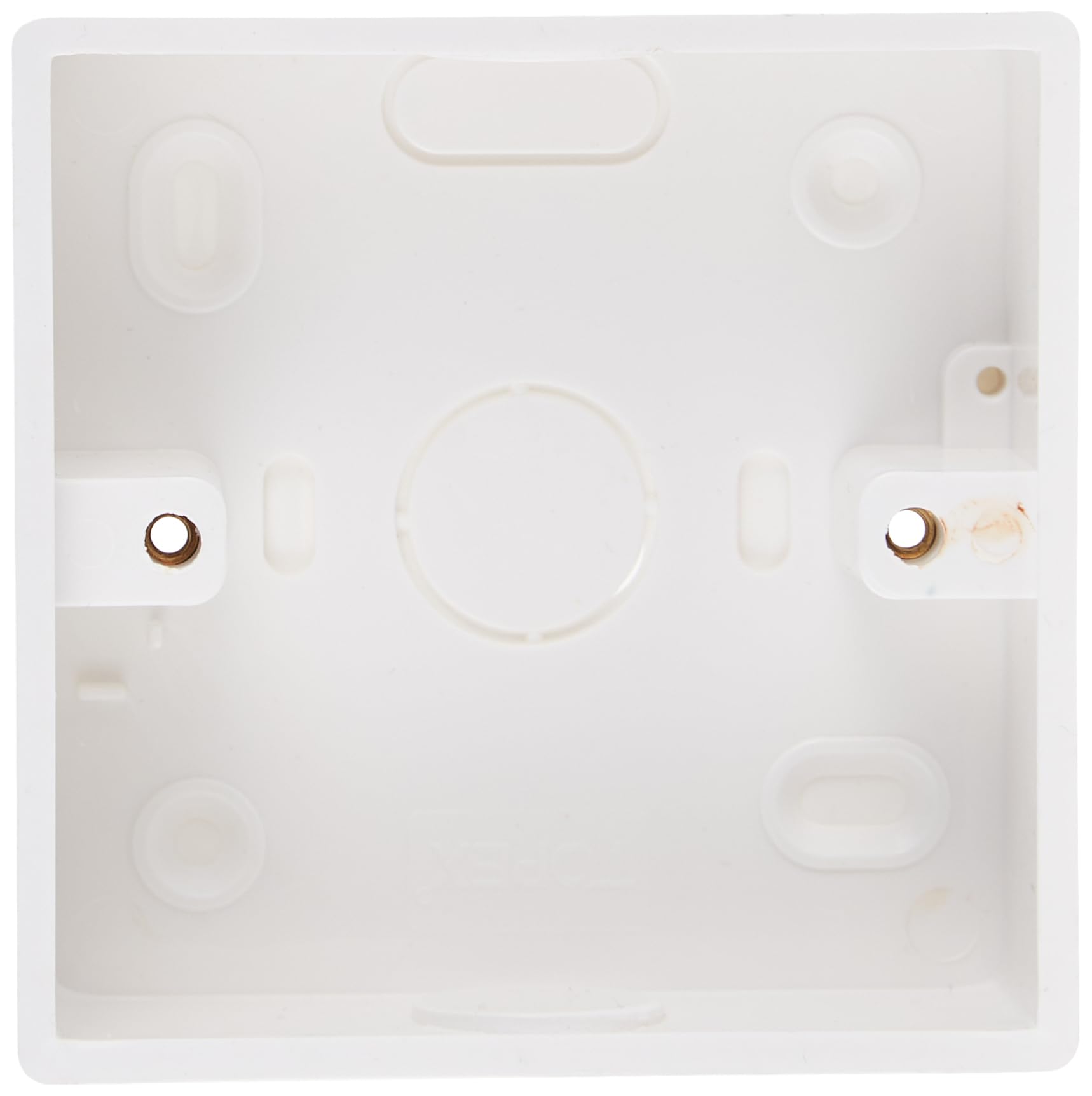 Biella Heavy Duty PVC Electrical Junction Box for Switch or Socket White (3x3)