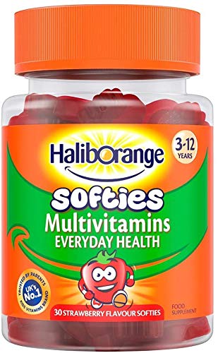 Haliborange3-12 Years Multivitamins Everyday Health - 30 Strawberry Flavour Softies - 2 Pack