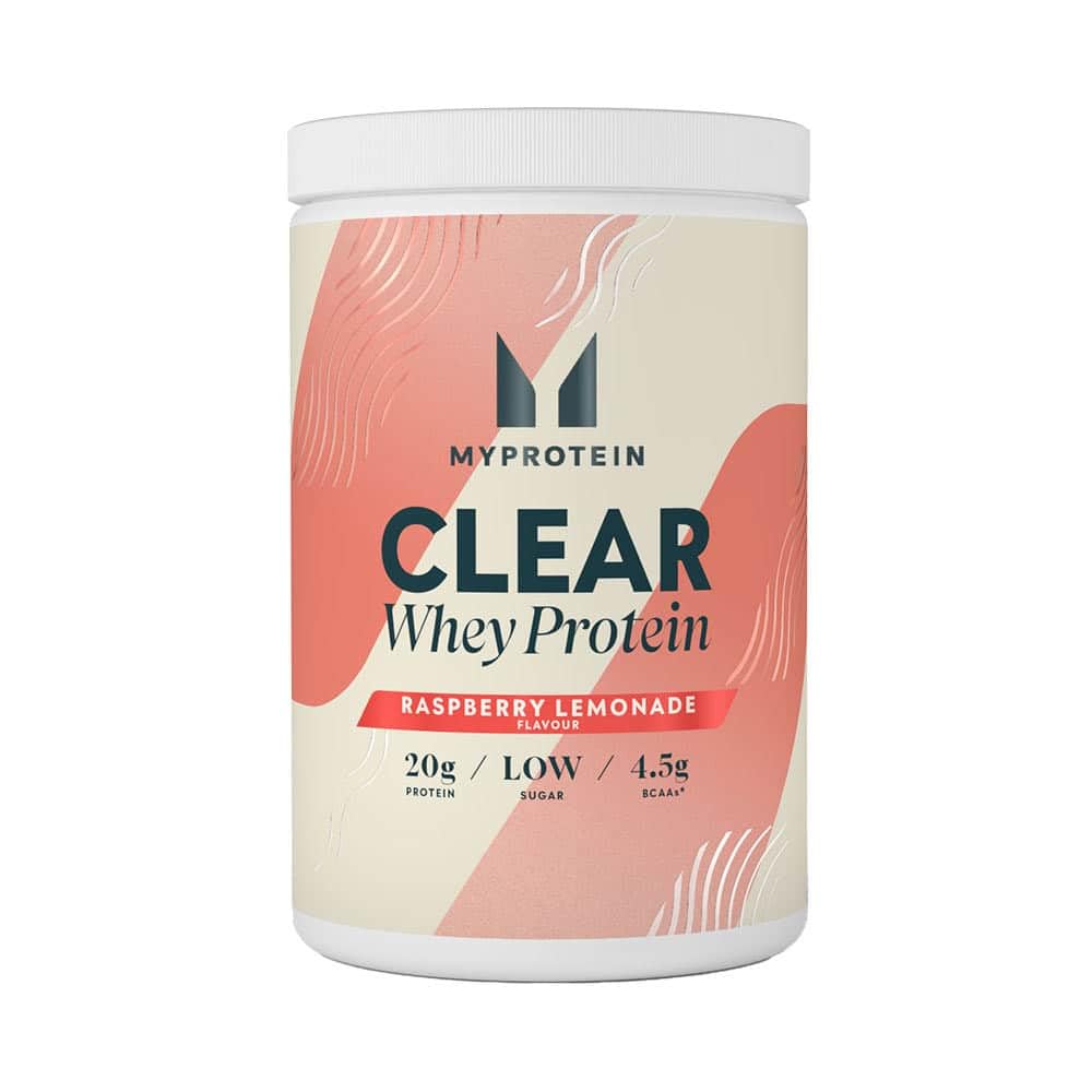 Myprotein Clear Whey Isolate Protein Powder - Raspberry Lemonade - 20 servings - Cool and Refreshing Whey Protein Shake Alternative - 20g Protein and 4g BCAA per serving