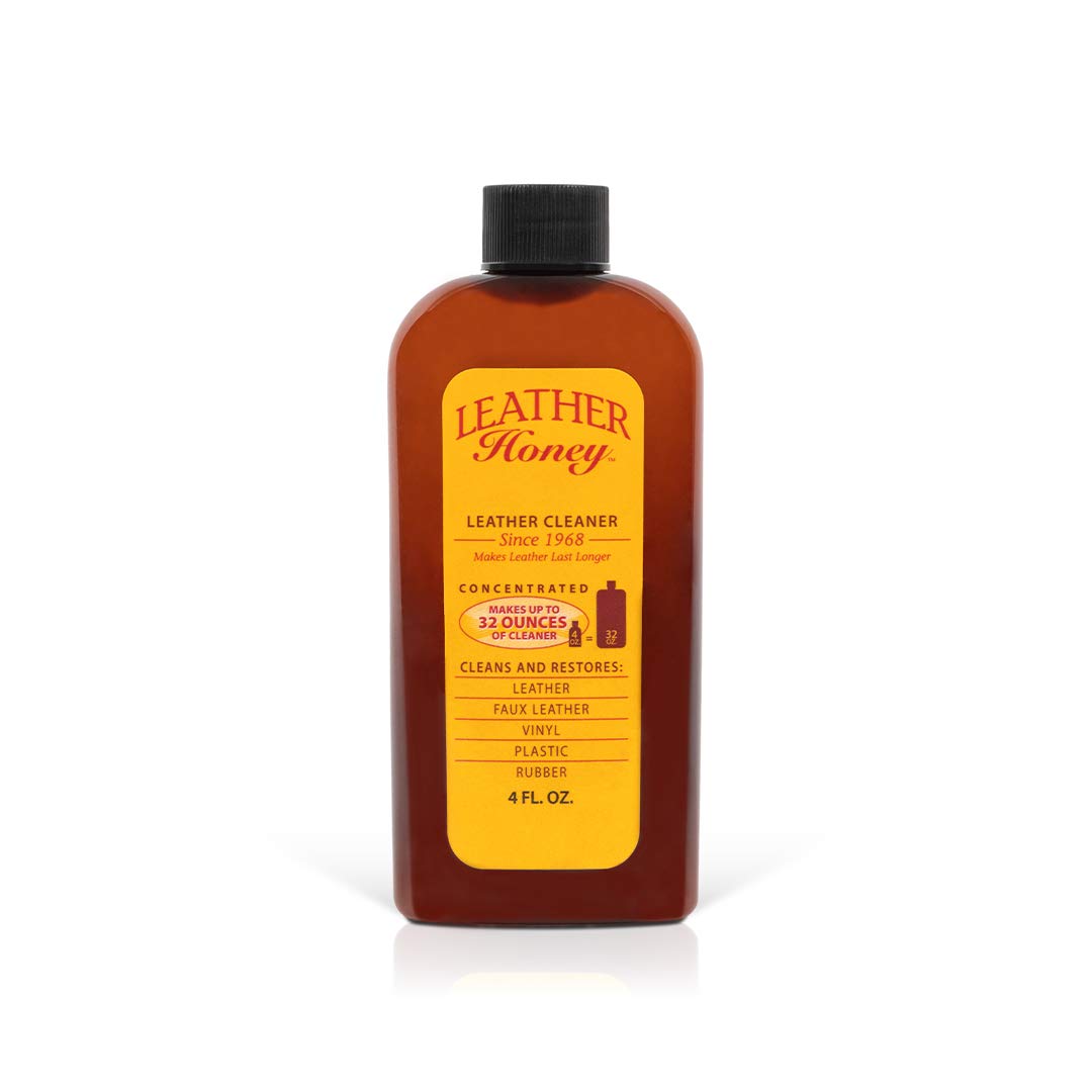 LEATHER Honey Leather Cleaner The Best Leather Cleaner for Vinyl and Leather Apparel, Furniture, Auto Interior, Shoes and Accessories.