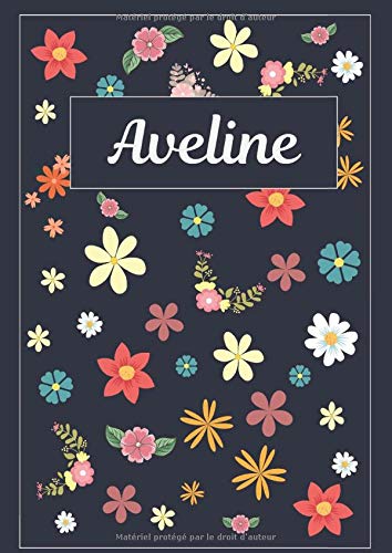 Aveline: Agenda Personnalisé | Journal | 120 pages | A4 | Blanc | Idées Cadeaux