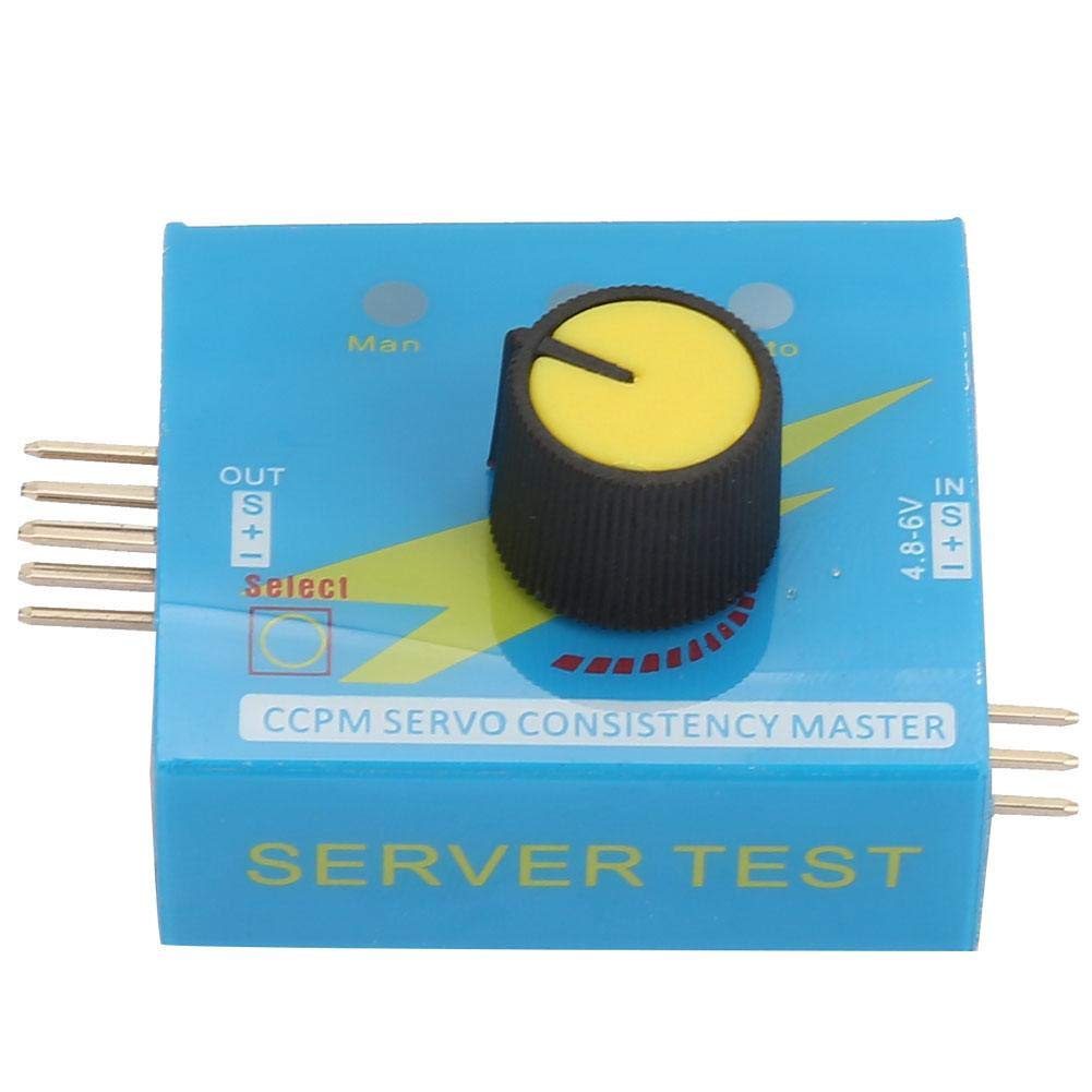 Walfront DC 4.2-6.0V 3 Channels Servo Tester RC Motor ESC Testing with Three-stage Indicator