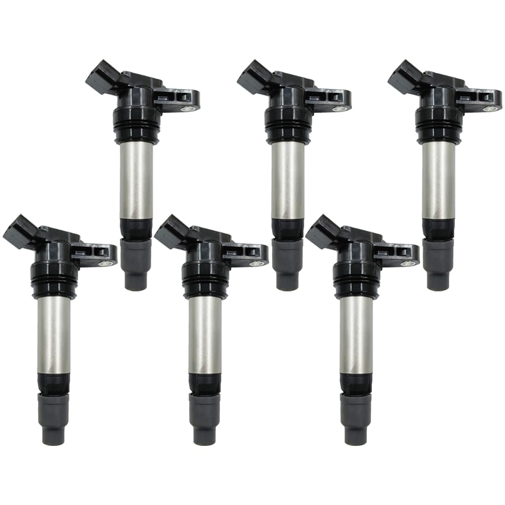 Ignition Coil Packs Set of 6 Compatible With Land Rover LR2 Volvo S60 S80 V70 XC60 XC70 XC90 3.0T 3.2 L6 Replacement For 30684245 LR002954 UF594