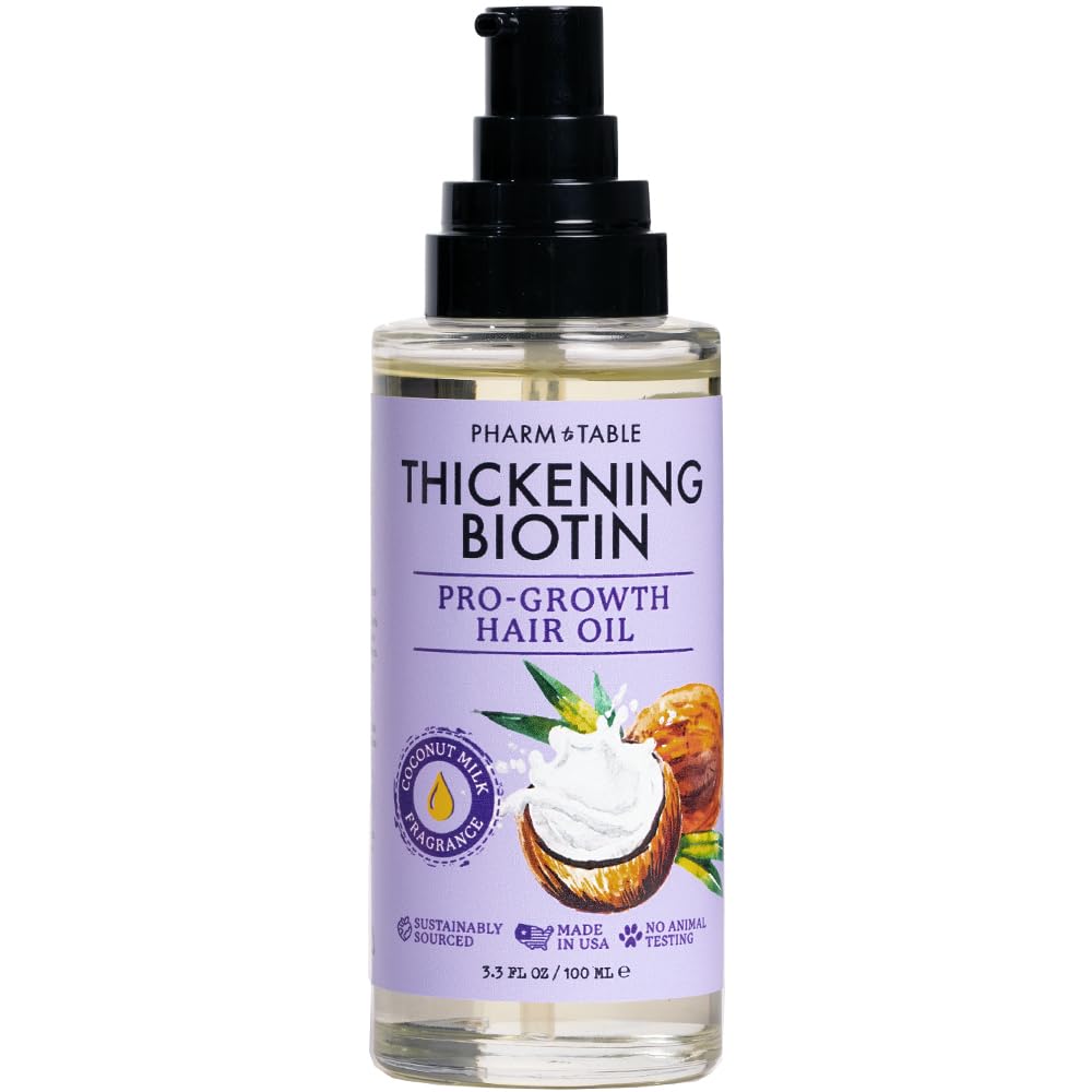 Pharm to Table Thickening Biotin Pro-Growth Hair Oil 100ml