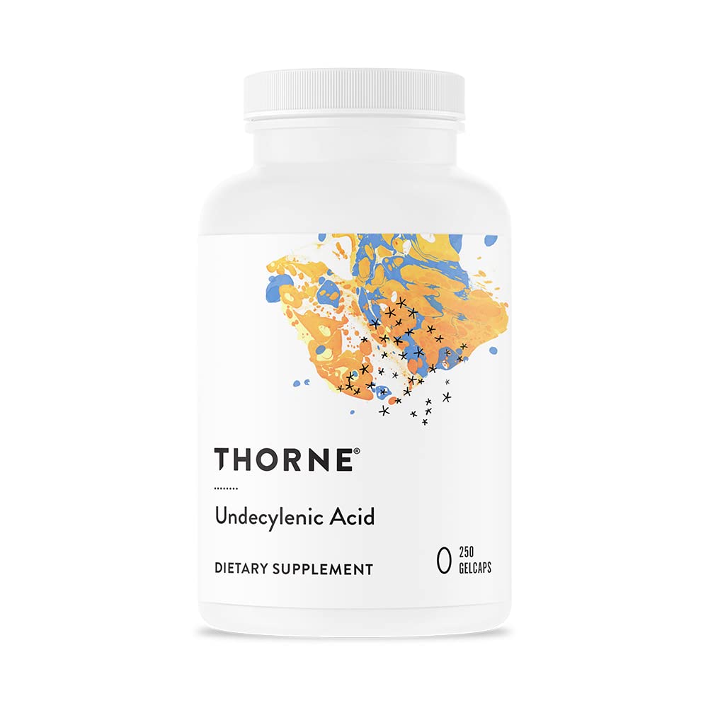 THORNEUndecylenic Acid (Formerly Formula SF722) - 250 mg of Undecylenic Acid - Fatty Acid Support for a Healthy Balance of Gut and Vaginal Flora - Gluten Free - 250 Gelcaps - 50 Servings