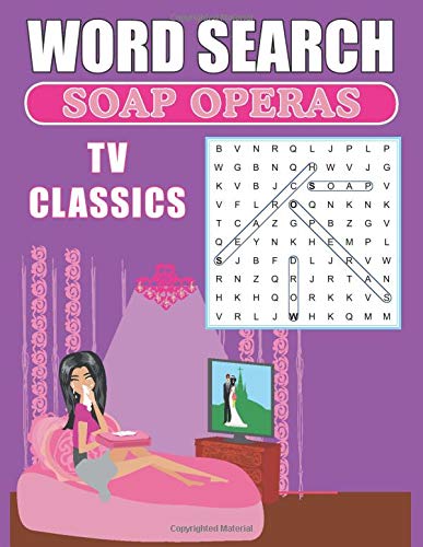 Word Search Soap Operas TV Classics: Large Print Word Find Puzzles