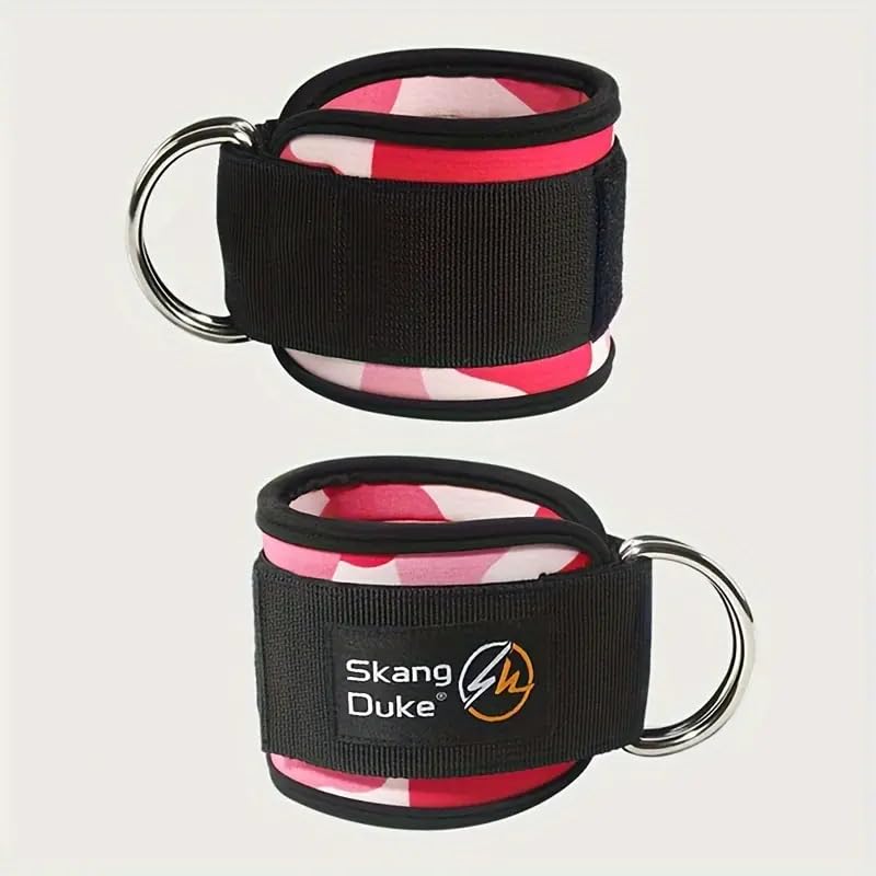 Adjustable Neoprene Ankle Cuffs, Superior Support and Stability for Weightlifting, Leg Extensions, and Fitness Workouts