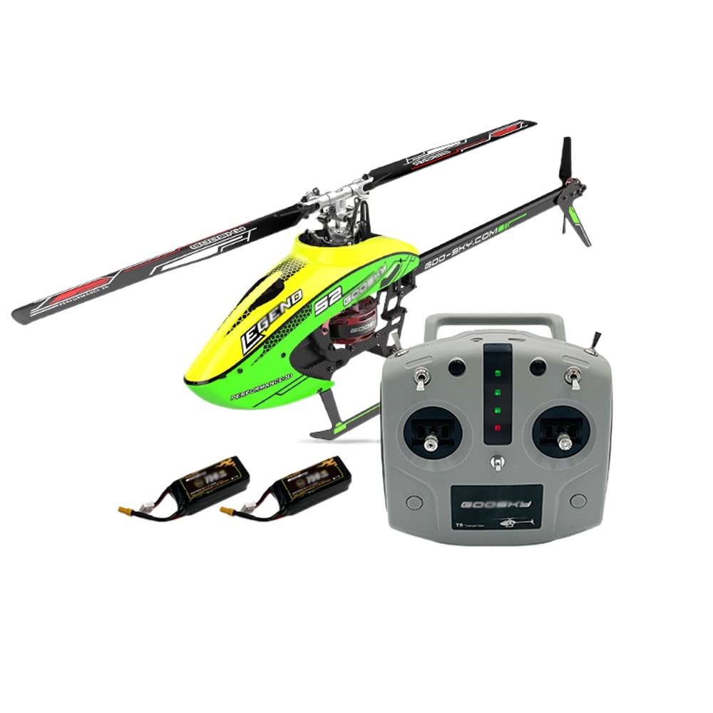 Ready To Fly RC Helicopter Outdoor Dual Brushless Motors Direct-Drive 6CH Remote Control Helicopters For Adults, 3D RC Plane With Remote Control Drone RTF