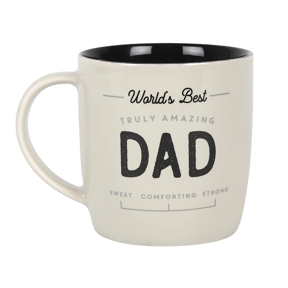 SJ TRADERS Amazing Dad Coffee Mug, Novelty Christmas Gifts for Dads, Tea Coffee and Hot Chocolate Cups, Party Presents for Your Dad from Daughter and Son (Truly Amazing Dad Mug)