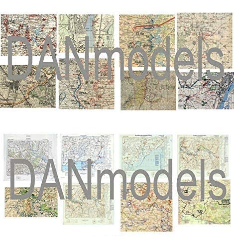 Dan Models 35218-1/35 German and Soviet WW II Topographic Maps. Newspaper