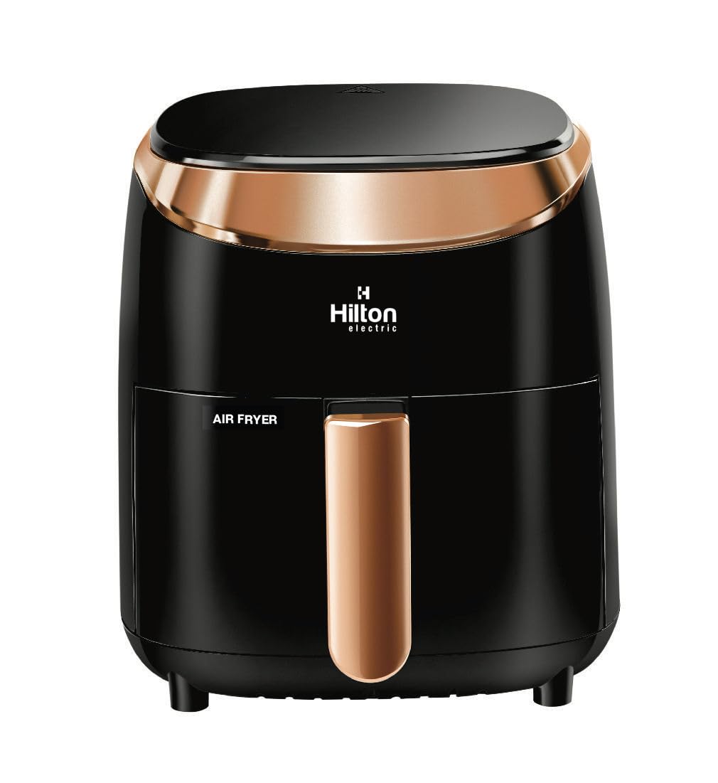 Hilton Electric Digital Air Fryer with Touch Panel, uses up to 90% less fat, Multi Pre-set Menu, 1200W, 4.2 Liter, with Rapid Air Technology Easy Clean Made in India