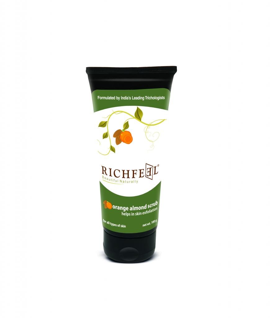 Richfeel Orange Almond Scrub (100g)