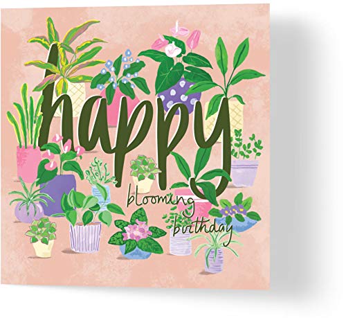 Wuzci Happy Blooming Birthday Greeting Card