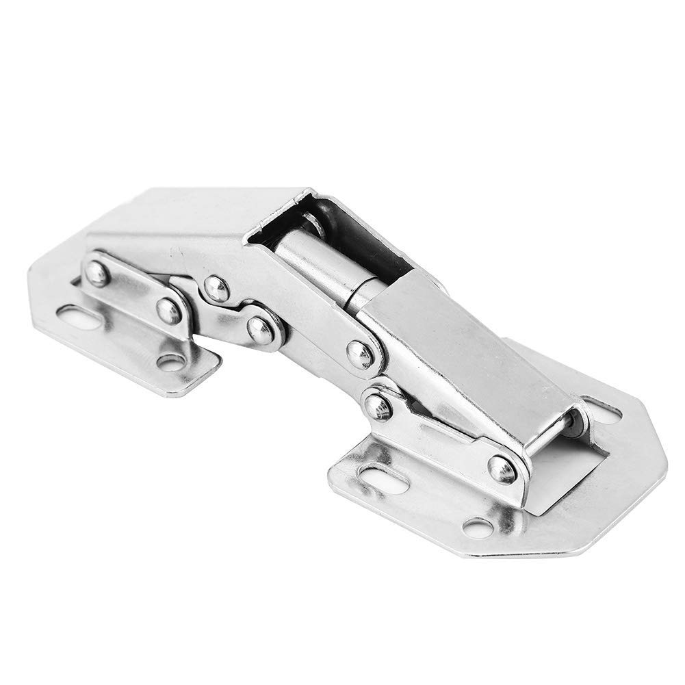 Abbasali Magnum Hinges Free Punch Hinge, Wear-Resistant Convenient Cabinet Hinge Durable Stable for General Purpose for Professional Use for Doors for Cabinet