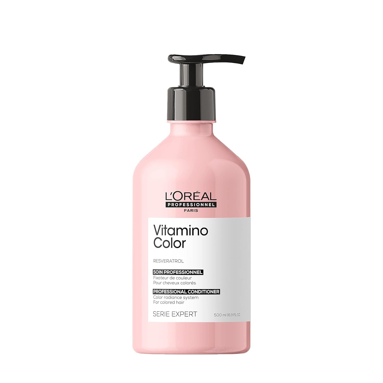 L'Oreal Professionnel Vitamino Color Conditioner | Protects & Preserves Hair Color | Enhances Shine & Vibrancy | Moisturizes & Detangles | For Color Treated Hair | 16.9 Fl. Oz.