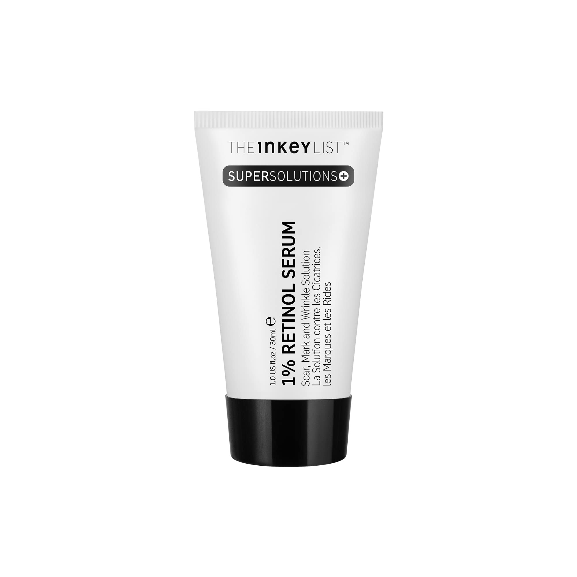 The INKEY ListSuperSolutions 1% Retinol Serum for Face and Neck, Helps with Scar, Wrinkle and Skin Tone Appearance for Healthy-Looking Skin, 1.01 fl oz