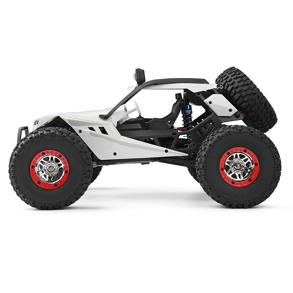 WLtoysHigh-Speed RC Car WL 12429 1/12 4WD RC Racing Car High Speed Off-Road Remote Control Alloy Crawler Truck LED Light Buggy Toy Kids Gift RTF (12429 1 * 1500)