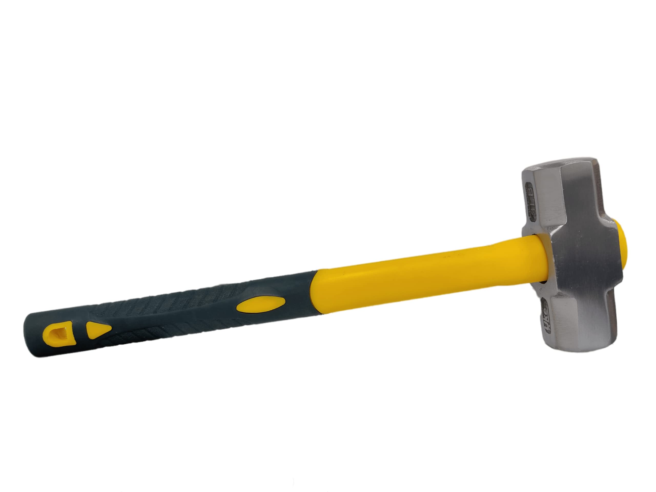 RACO Multi Use Hammers Fiberglass Handle, Rubber Hammer,Dual Head Plastic Hammer, Claw Hammer, Machinist Hammer,Sledge Hammer,Carpentry Hammer (Sledge Hammer 4LB)