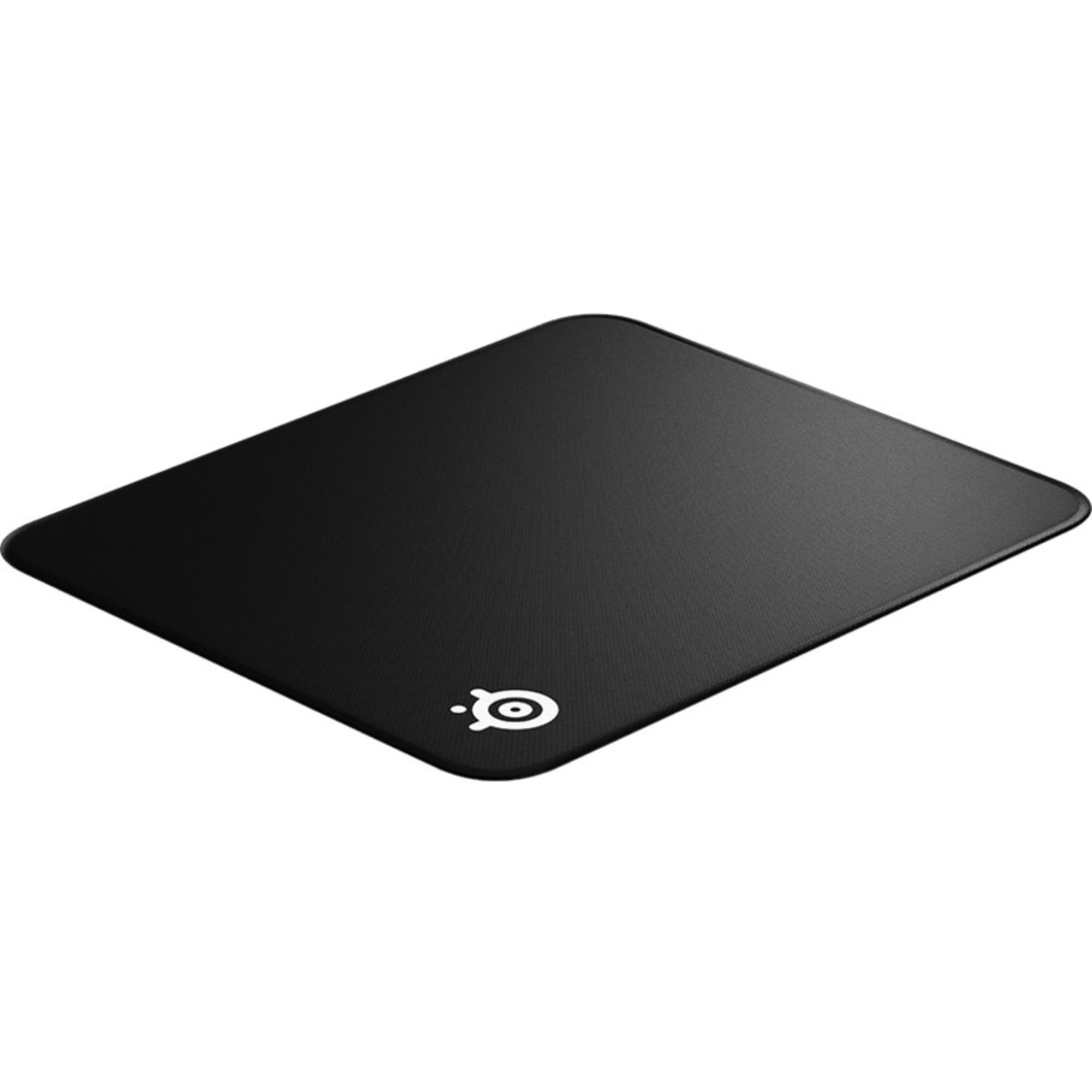 SteelSeries QcK Edge Cloth Gaming Mouse Pad - Never-fray Stitched Edges - Optimized For Gaming Sensors - Size L (450 x 400 x 2mm) - Black